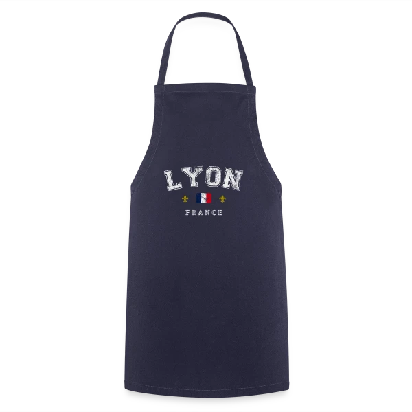 Lyon France Vintage sur Tablier de cuisine