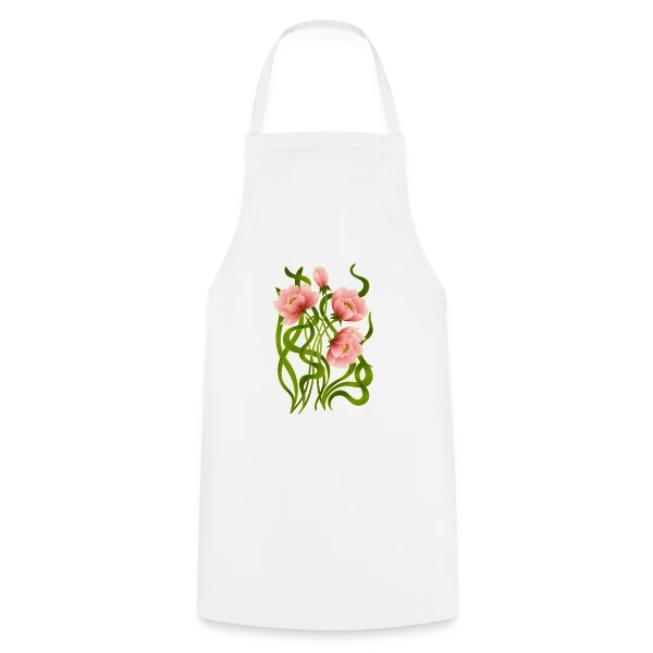 Éclat Floral sur Tablier de cuisine
