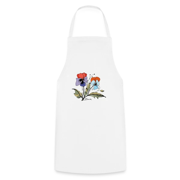 Éclat Floral sur Tablier de cuisine