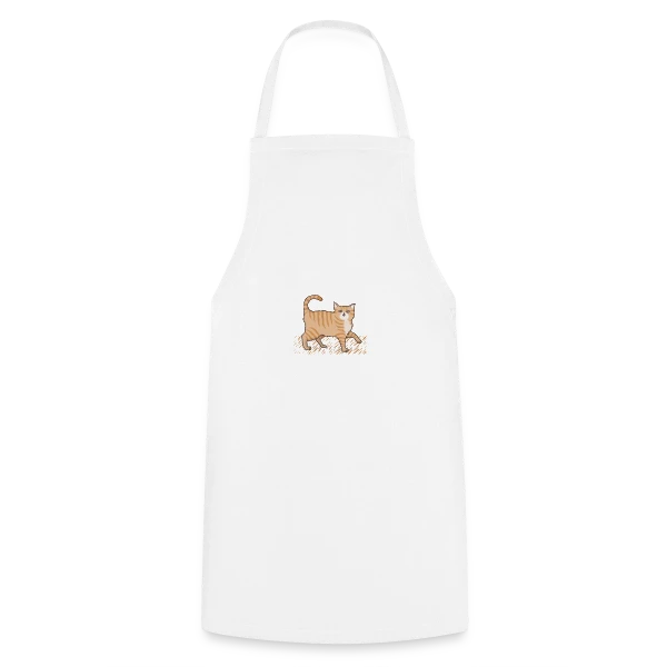 Humour 'Mon Pyjama 80% Poils de Chat' sur Tablier de cuisine