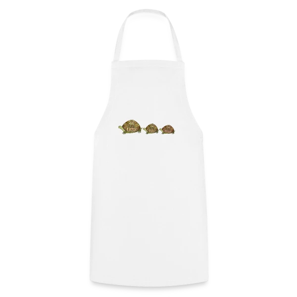 Design Tortue Aquatique sur Tablier de cuisine
