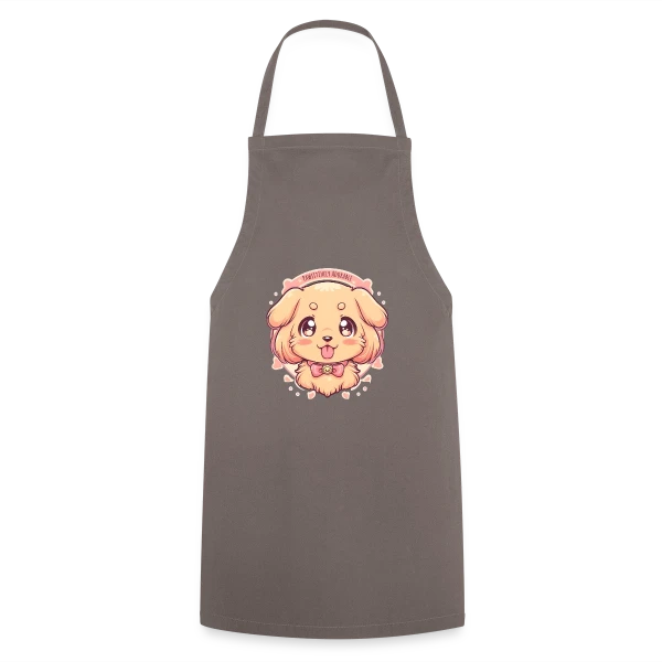 Chiot Golden Retriever Adorable et Kawaii sur Tablier de cuisine