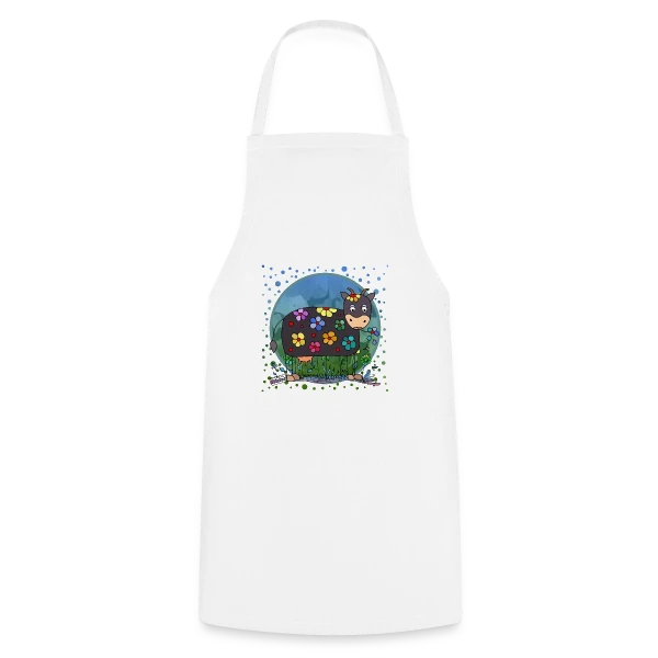 La Vache Mignonne sur Tablier de cuisine