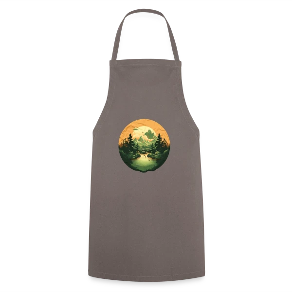 Paysage Naturel : Design Sérénité sur Tablier de cuisine