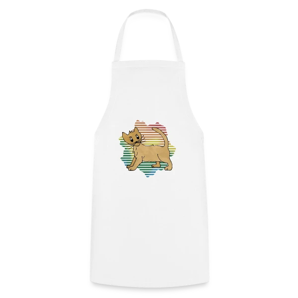 Mon Chat Adoré sur Tablier de cuisine