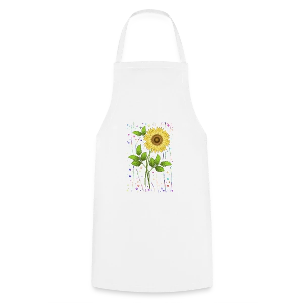 Éclat Floral sur Tablier de cuisine