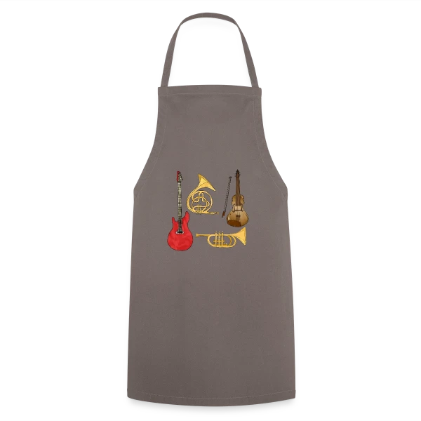 Passion Musique & Instruments sur Tablier de cuisine