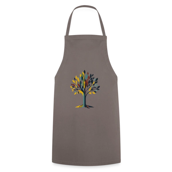 Arbre Style Mid-Century Modern sur Tablier de cuisine