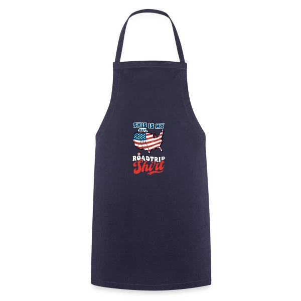 Ma Tenue Road Trip USA sur Tablier de cuisine