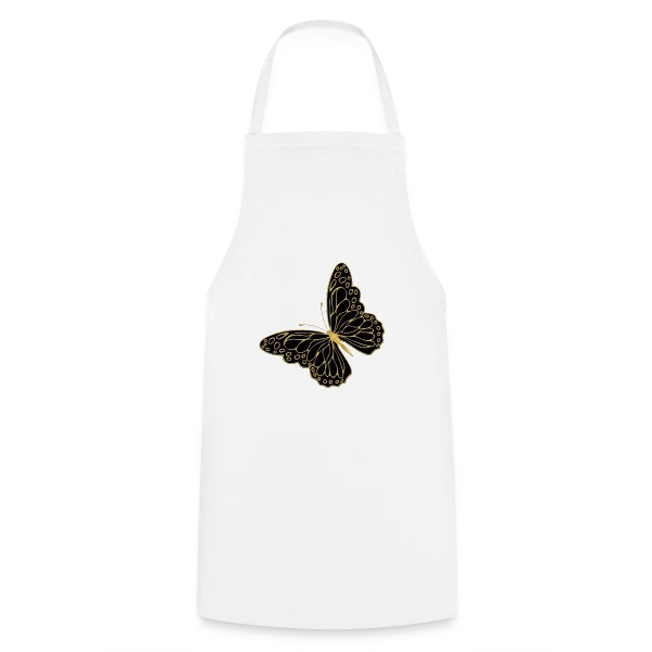 Papillon Élégant sur Tablier de cuisine