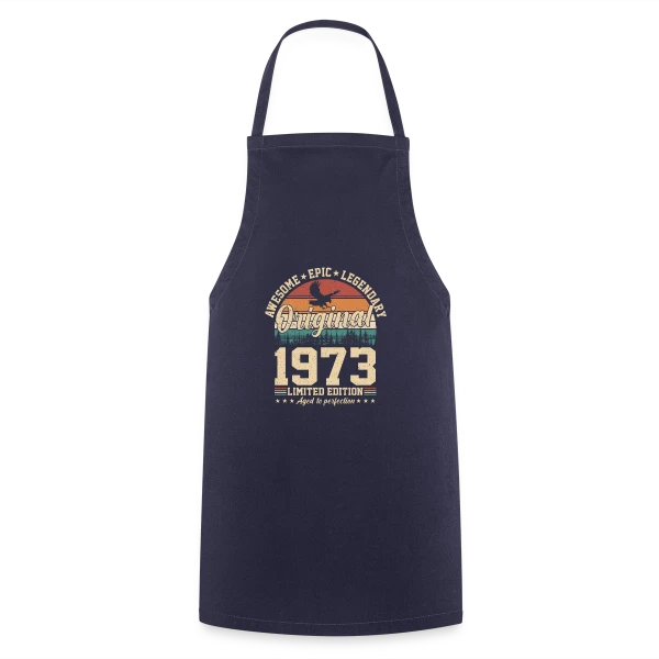 Légende Vintage 1973 sur Tablier de cuisine