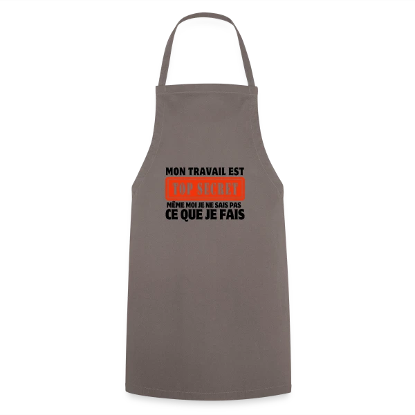 Humour au Bureau : Le Travail en Dérision sur Tablier de cuisine