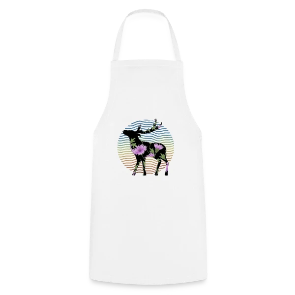 Cerf Majestueux sur Tablier de cuisine