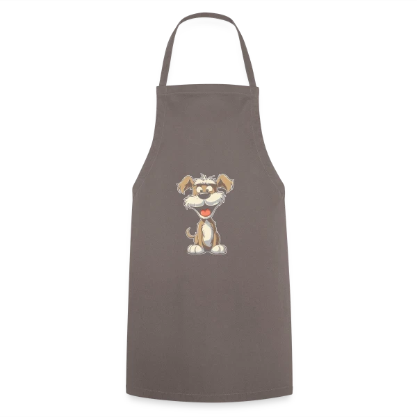Schnauzer Joyeux sur Tablier de cuisine
