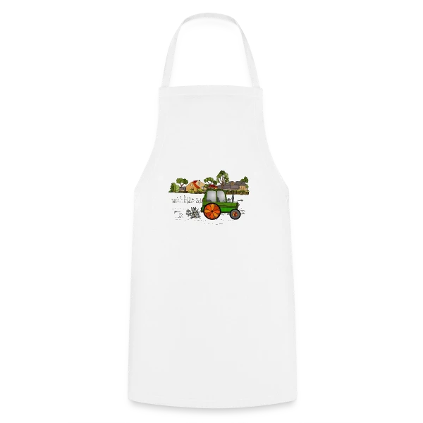 Passion Tracteur sur Tablier de cuisine