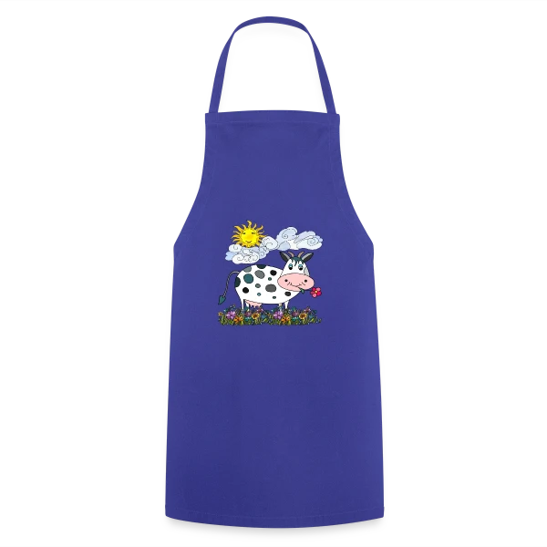 La Vache Stylée sur Tablier de cuisine