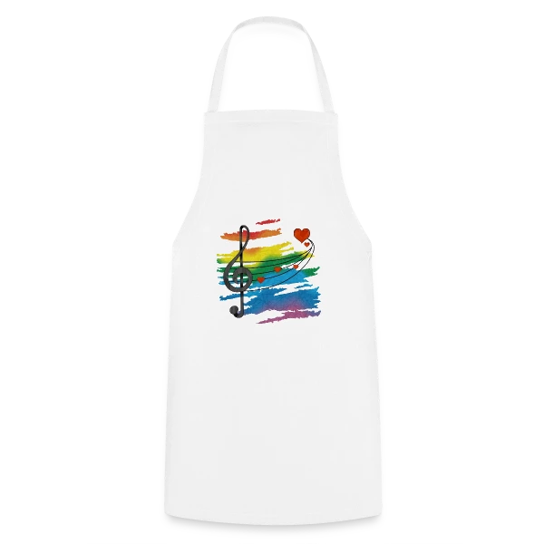 Mélodie Éternelle sur Tablier de cuisine