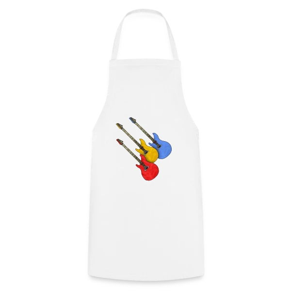 Passion Guitare sur Tablier de cuisine