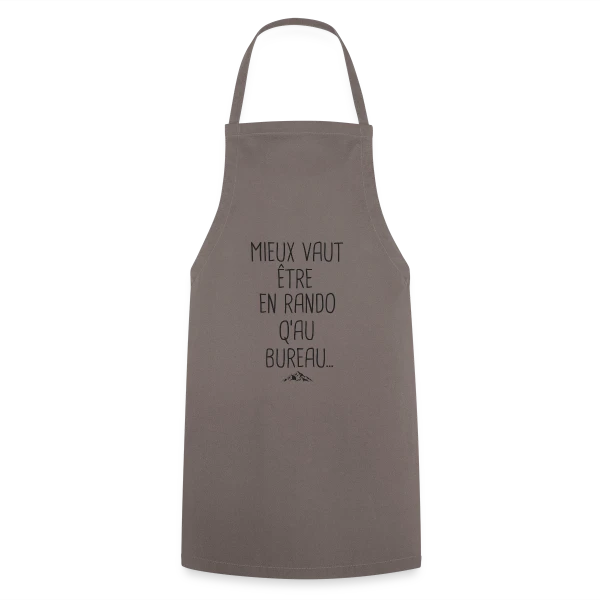 Randonnée Humour: Le Cadeau Idéal pour Randonneurs sur Tablier de cuisine