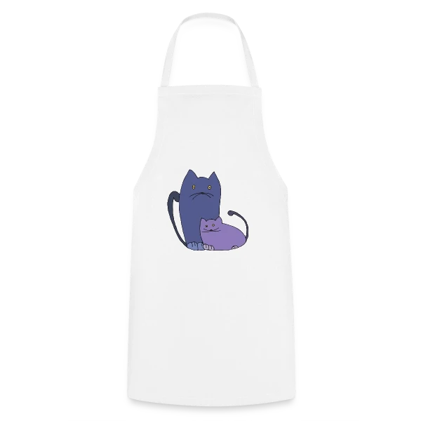 Amour Félin sur Tablier de cuisine