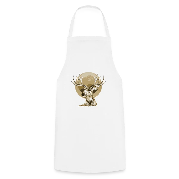 Cerf Majestueux sur Tablier de cuisine