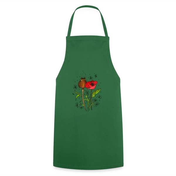 Éclat Floral sur Tablier de cuisine