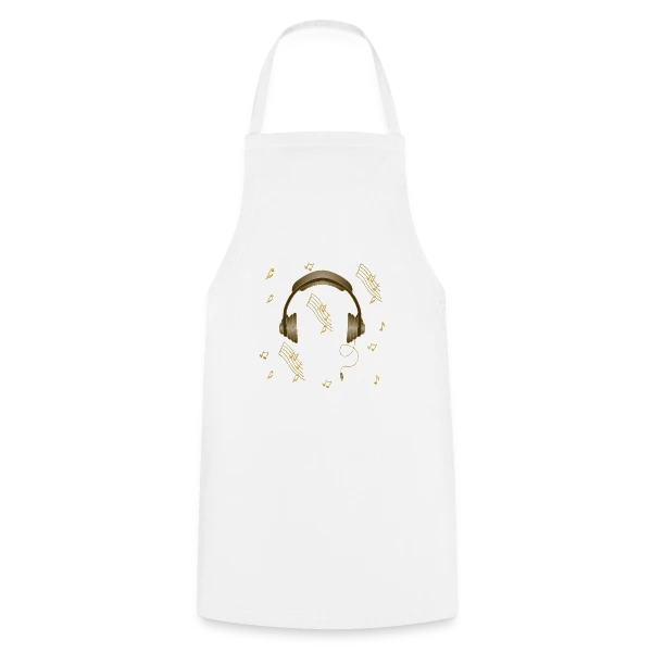 Passion Casque Audio sur Tablier de cuisine