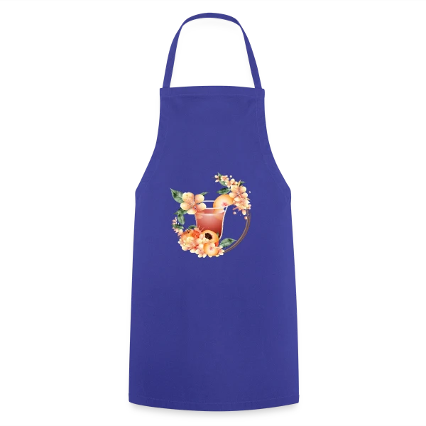 Cocktail Pêche en Fleurs: Douceur Estivale sur Tablier de cuisine