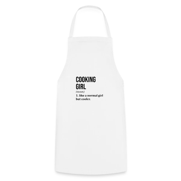 Motif 'Cooking Cooking' | Esprit Culinaire sur Tablier de cuisine