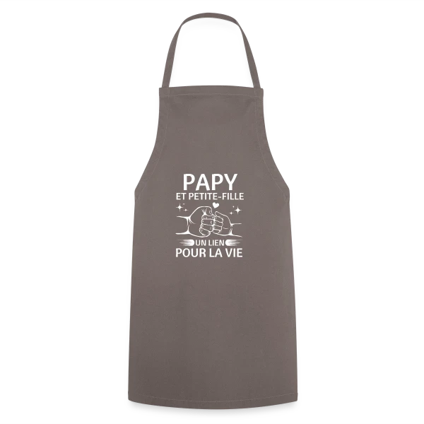 Papy et Petite-Fille - Un Lien pour la Vie sur Tablier de cuisine