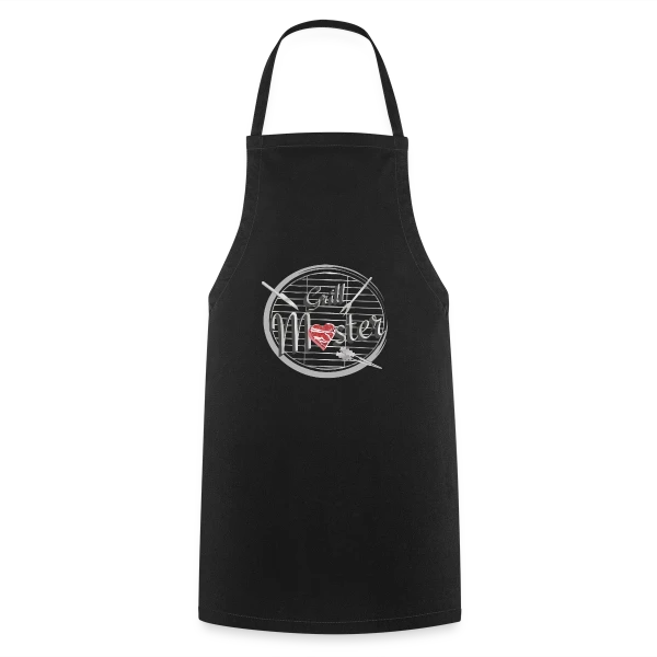 Maître du Grill Cœur sur Tablier de cuisine
