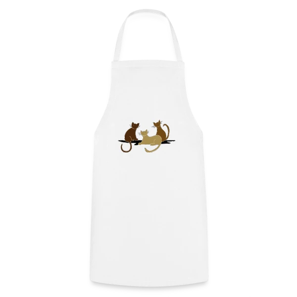 L'Amour des Chats sur Tablier de cuisine
