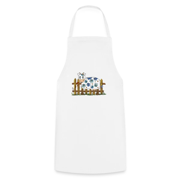 La Vache Rigolote sur Tablier de cuisine