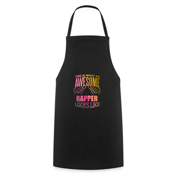 "Rap Rap Rap" Style Urbain Hip-Hop sur Tablier de cuisine