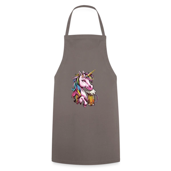 Licorne Bière Festive sur Tablier de cuisine