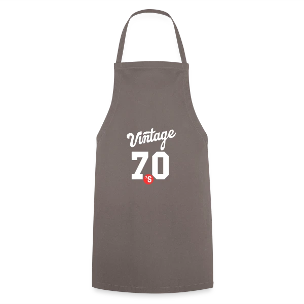 Esprit Années 70 sur Tablier de cuisine