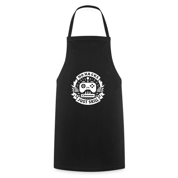 No Hacks Just Skill | Gamer Éthique sur Tablier de cuisine