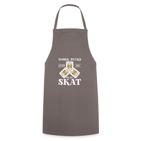 Skat: L'Art du Jeu de Cartes sur Tablier de cuisine