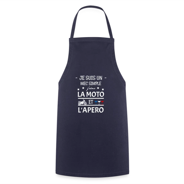 Moto & Apéro : L'Esprit Motard sur Tablier de cuisine