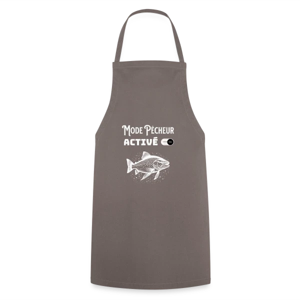 Mode Pêcheur Activé : Design Minimaliste sur Tablier de cuisine