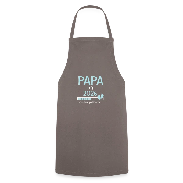 Papa en 2026 : Annonce de Grossesse Humour sur Tablier de cuisine