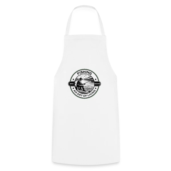 La Pêche : Un Art de Vivre Élégant sur Tablier de cuisine