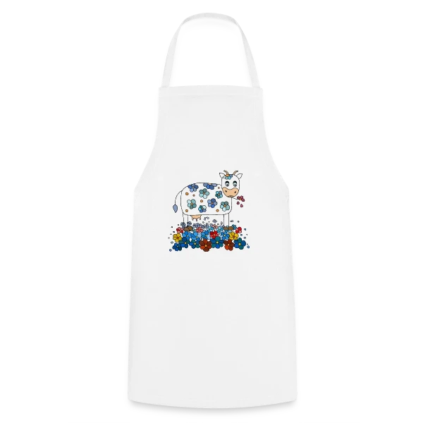 La Vache Mignonne sur Tablier de cuisine