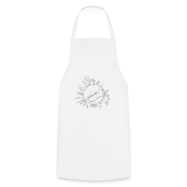 Globe Voyageur Dessin sur Tablier de cuisine