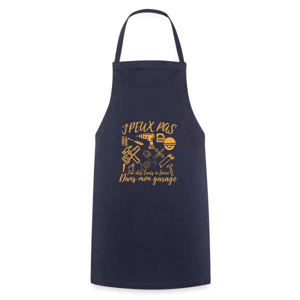 'J'Peux Pas J'Ai Bricolage' - Humour Papa Bricoleur sur Tablier de cuisine