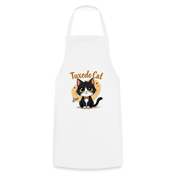 Amoureux du Chat Smoking - Cadeau Idéal sur Tablier de cuisine