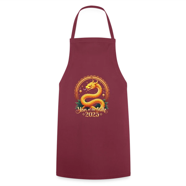 Nouvel An Chinois 2025 - Année du Serpent sur Tablier de cuisine