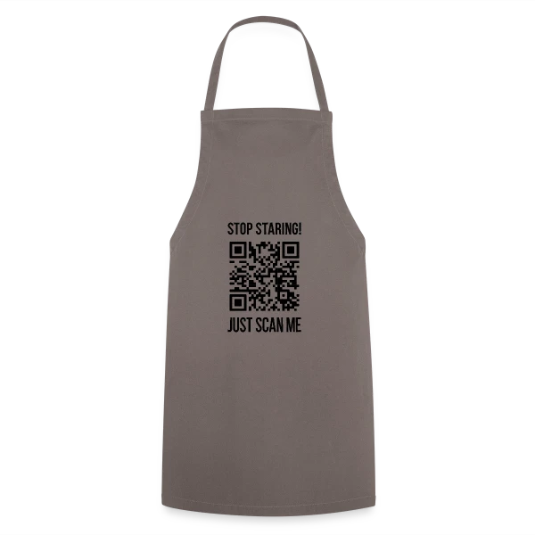 QR Code Gentillesse : Scanne et Sois Bienveillant sur Tablier de cuisine