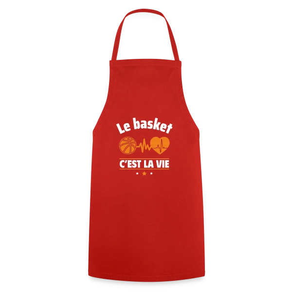 Le Basket, C'est la Vie ! sur Tablier de cuisine
