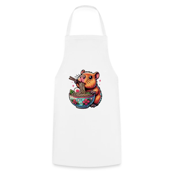 Capybara Mignon Ramen sur Tablier de cuisine